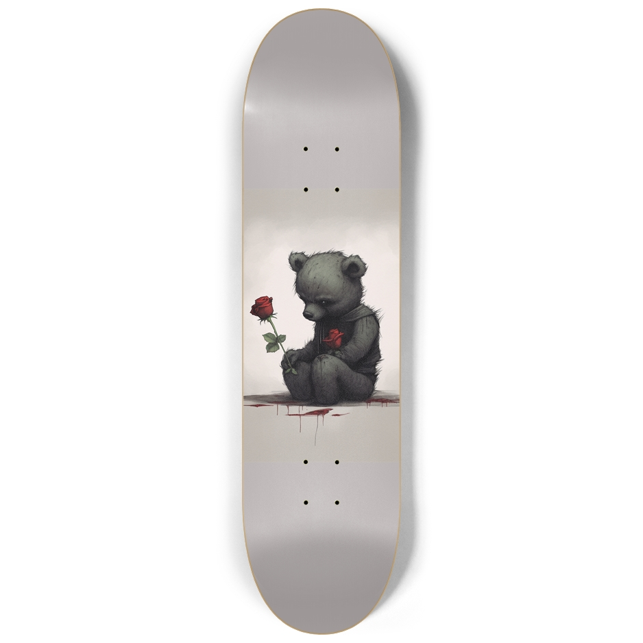 WeBearish Emo Rose Skateboard