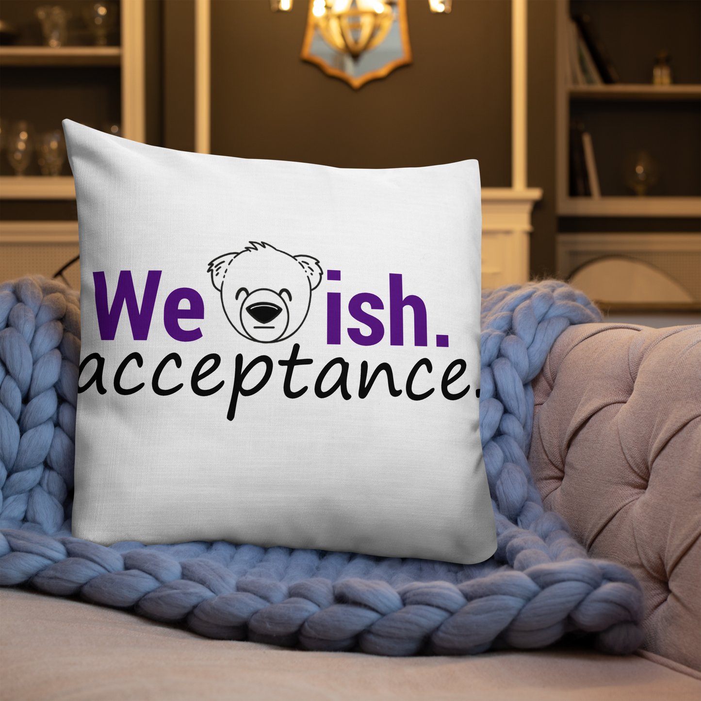 WeBearish Acceptance Pillow