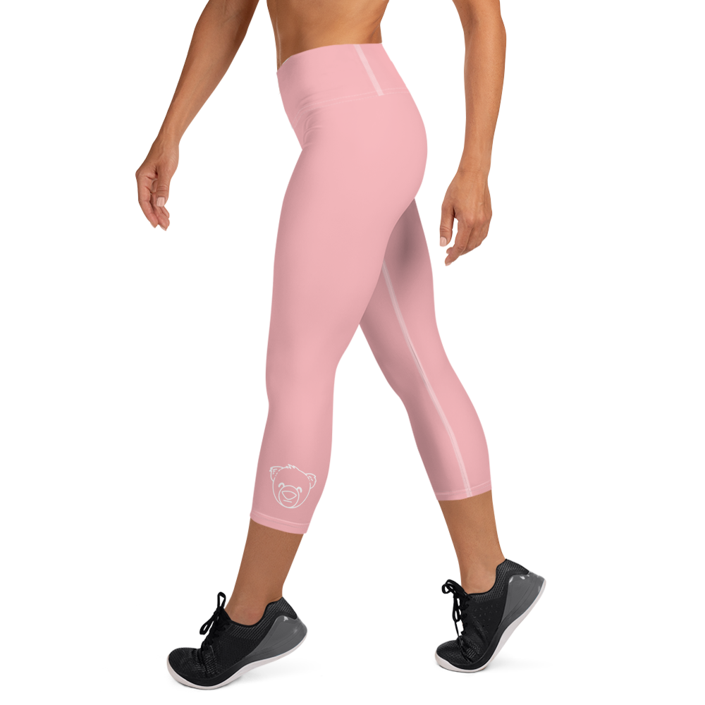 Women's Yoga Leggings (Pink) - WeBearish Acceptance