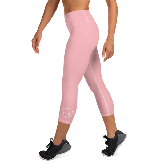 Women's Yoga Leggings (Pink) - WeBearish Acceptance