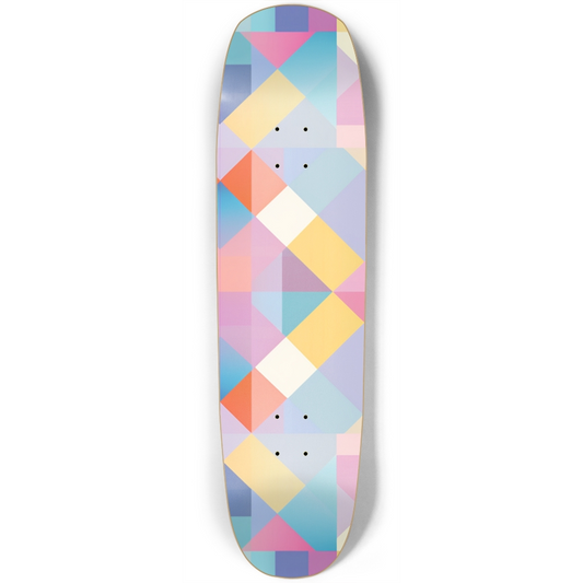 Pastel Checker Skateboard
