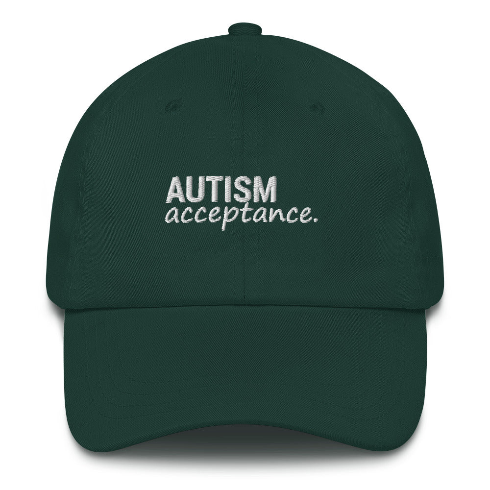 Autism Acceptance Dad Hat (Green)