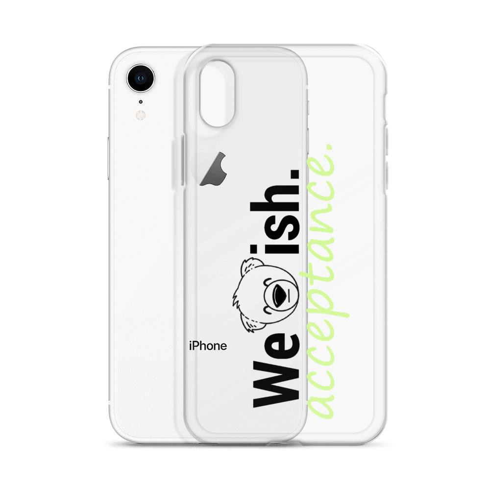 WeBearish Acceptance Clear Case for iPhone