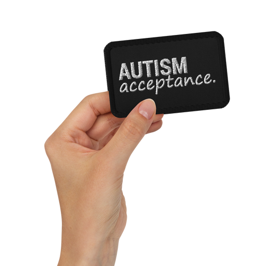 Autism Acceptance Patch (Black/White)