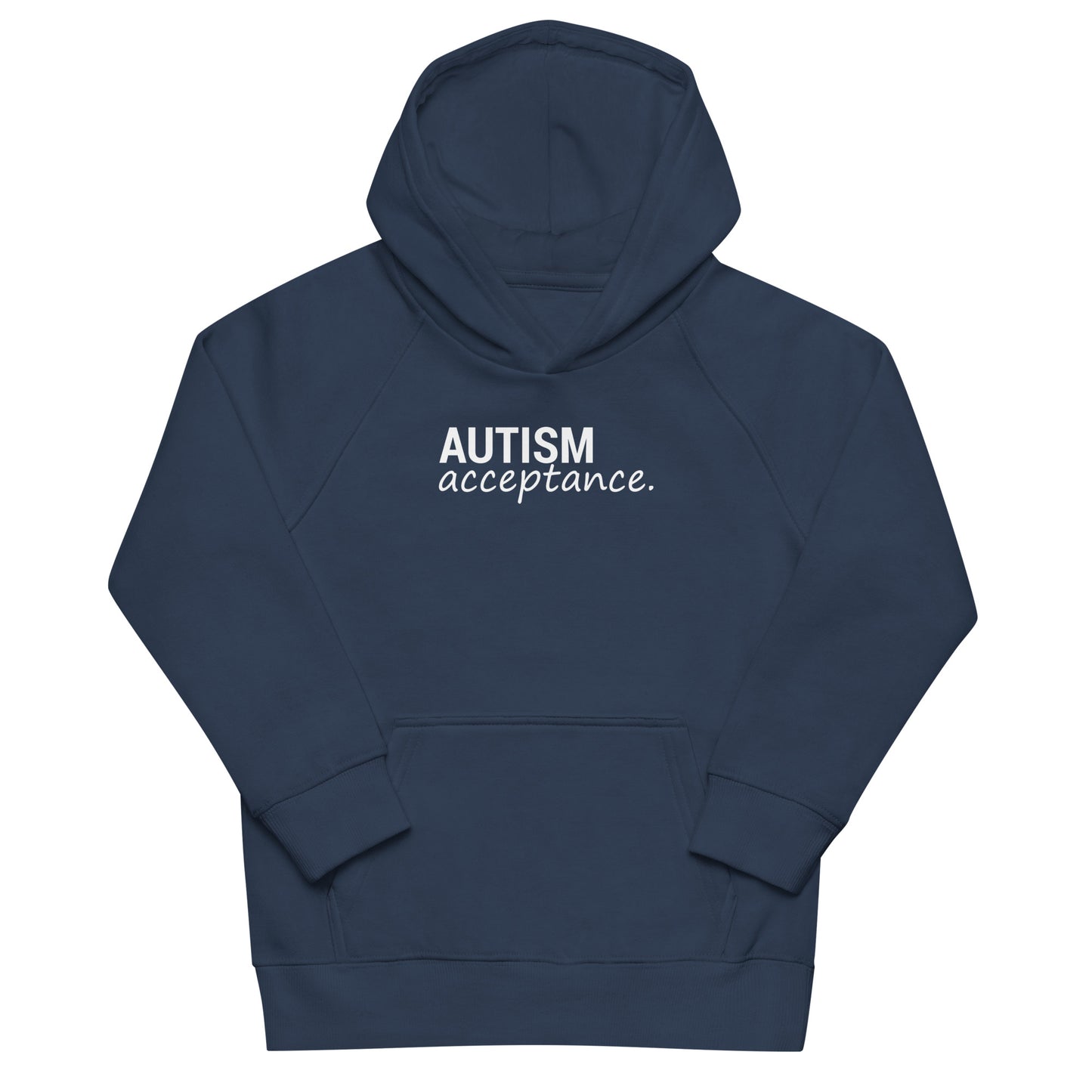 Autism Acceptance Kids Hoodie (Navy)