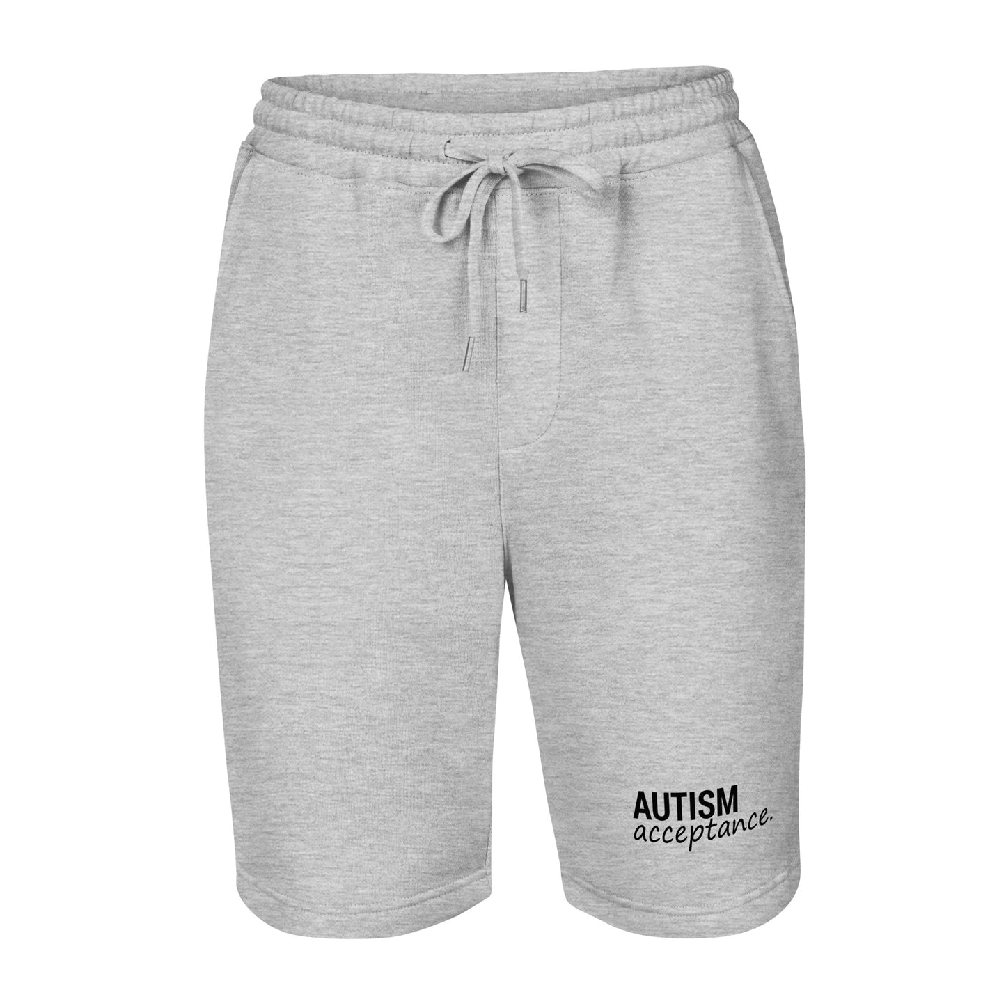 Autism Acceptance Shorts (Fleece Grey)