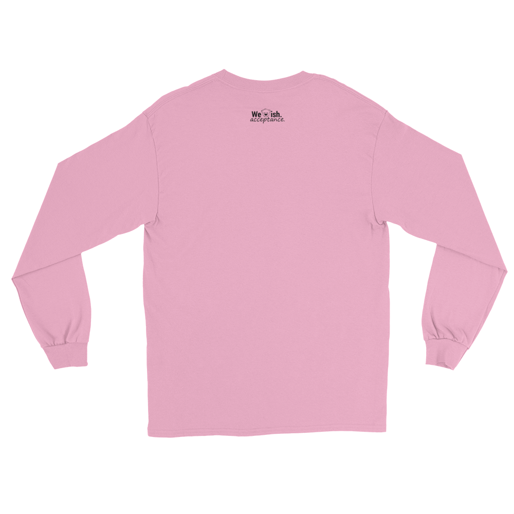 WeBearish Men’s Long Sleeve Shirt (Pink)