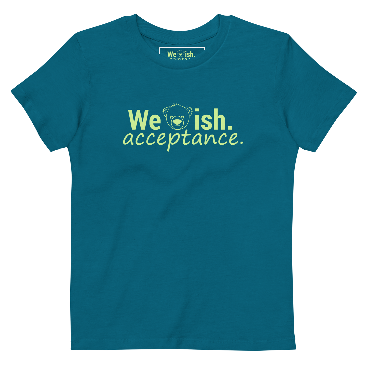 WeBearish Acceptance Kids Shirt (Ocean)