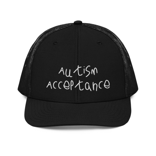 Autism Acceptance Trucker Cap (Black)