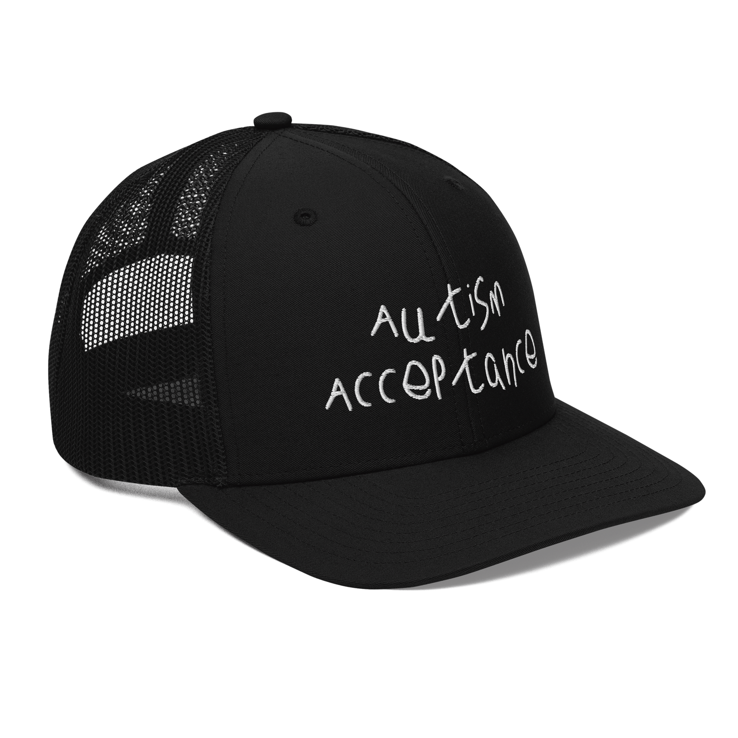Autism Acceptance Trucker Cap (Black)