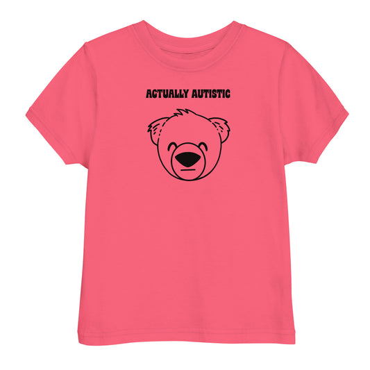 Actually Autistic Toddler Short Sleeve (Pink)