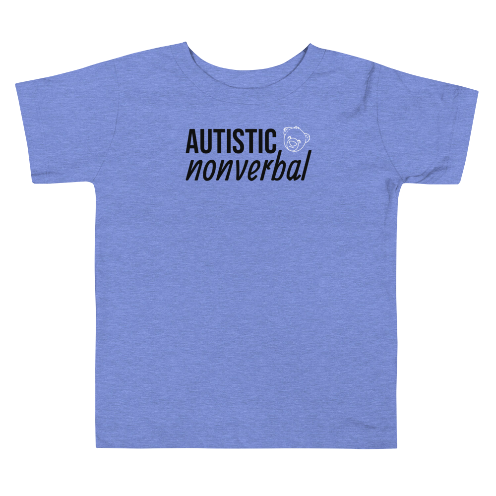 Autistic Nonverbal Toddler Tee (Columbia Blue)