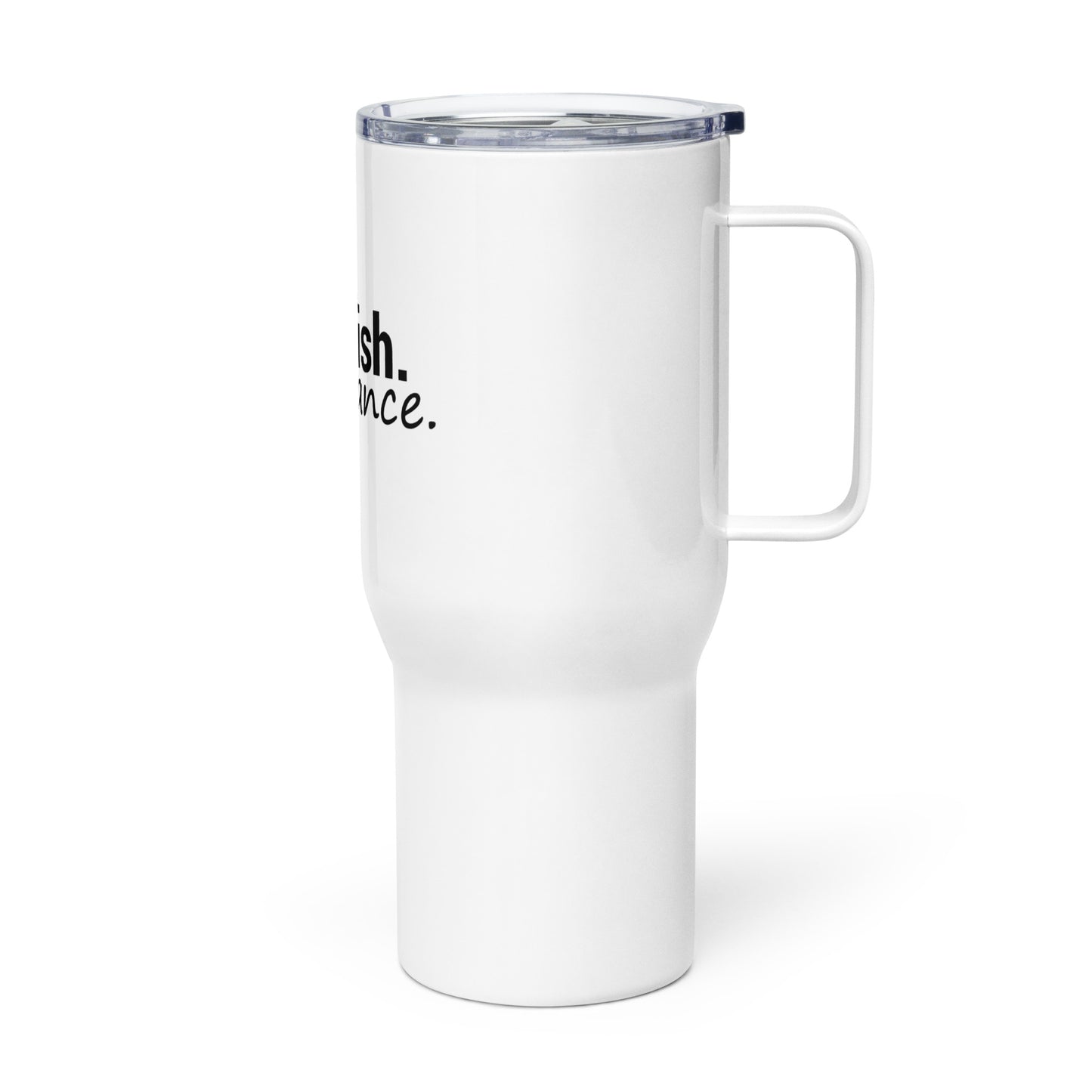 WeBearish Acceptance Travel Mug (White)