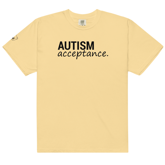 Autism Acceptance Adult T-Shirt (Butter)