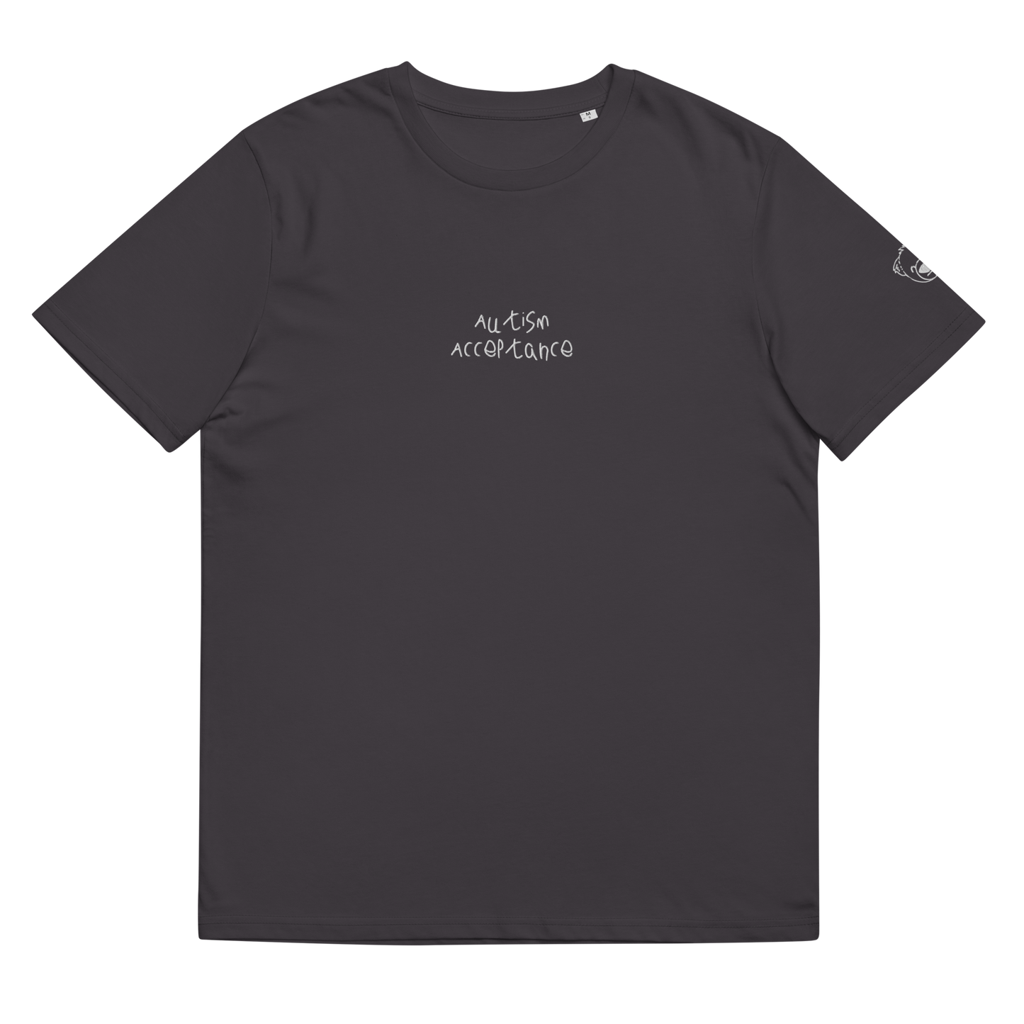 Autism Acceptance Embroidered Shirt (Anthracite)