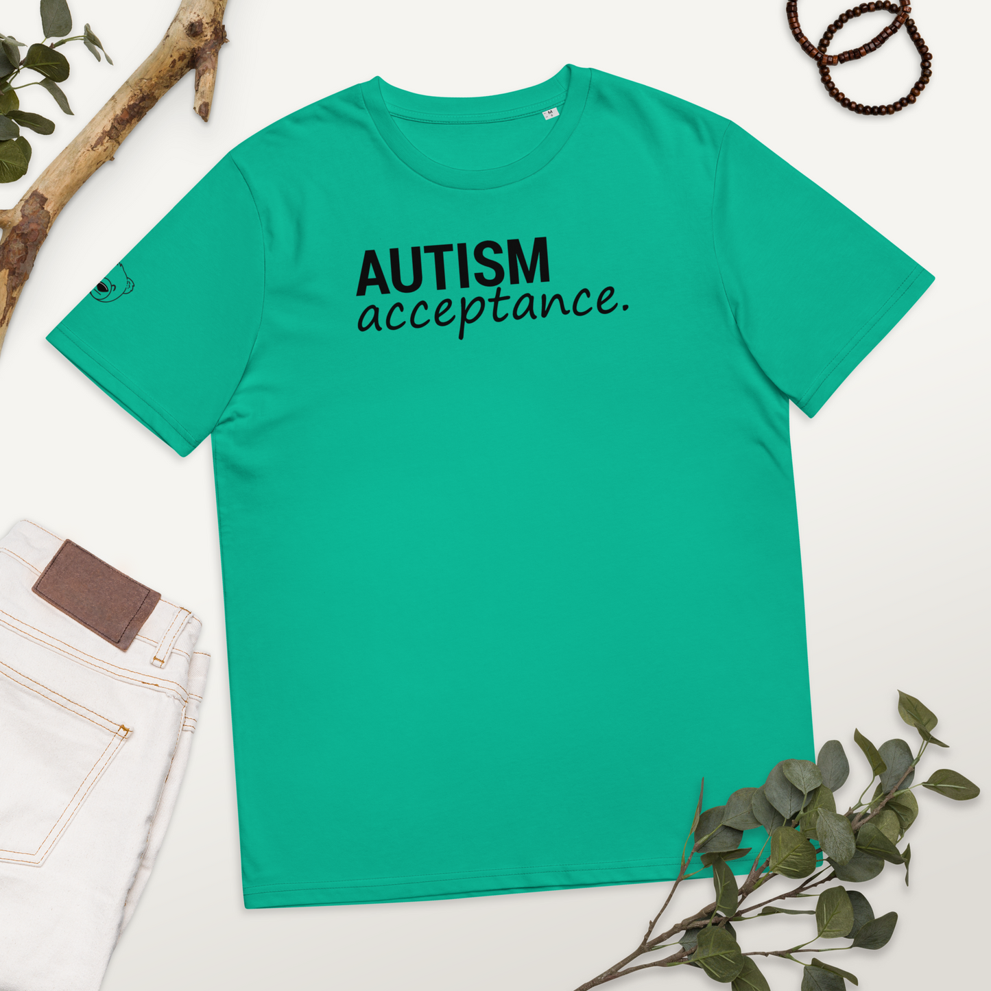 Green Autism Acceptance T-Shirt
