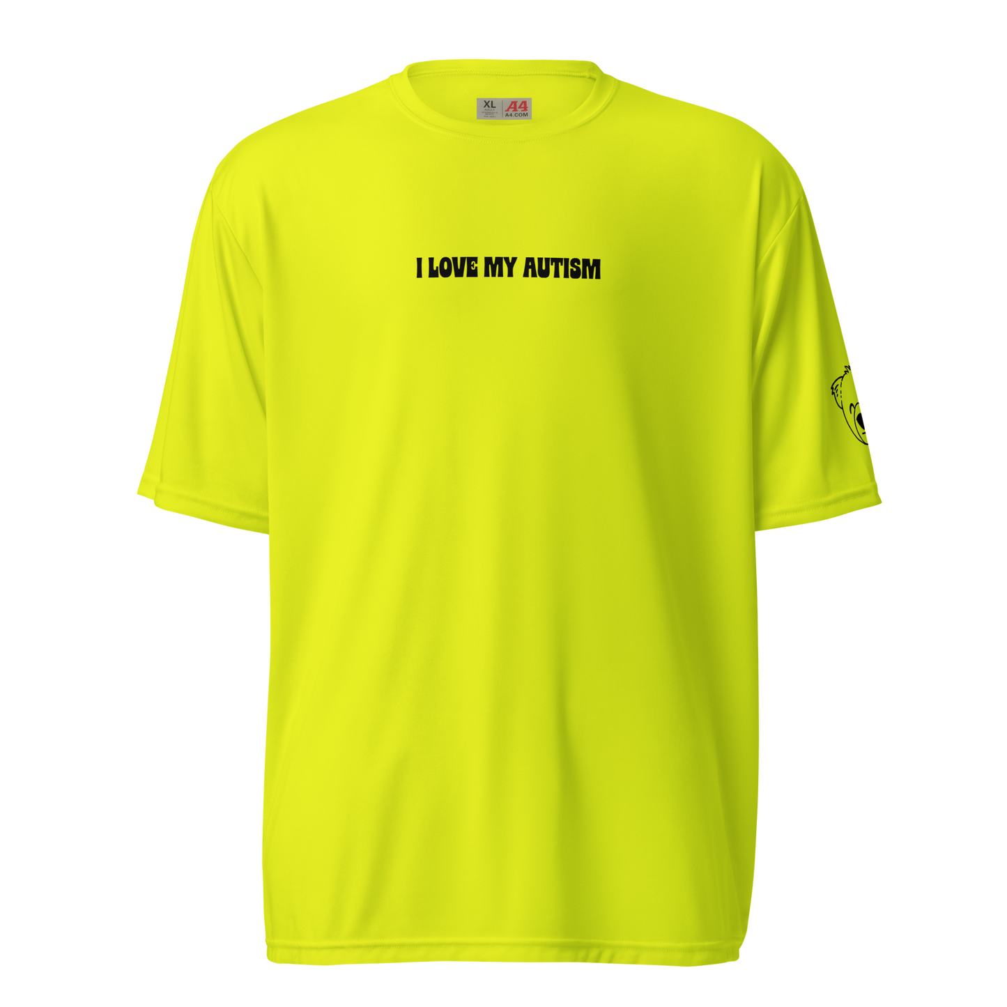 I Love My Autism Crew T-Shirt (WeBearish Yellow)