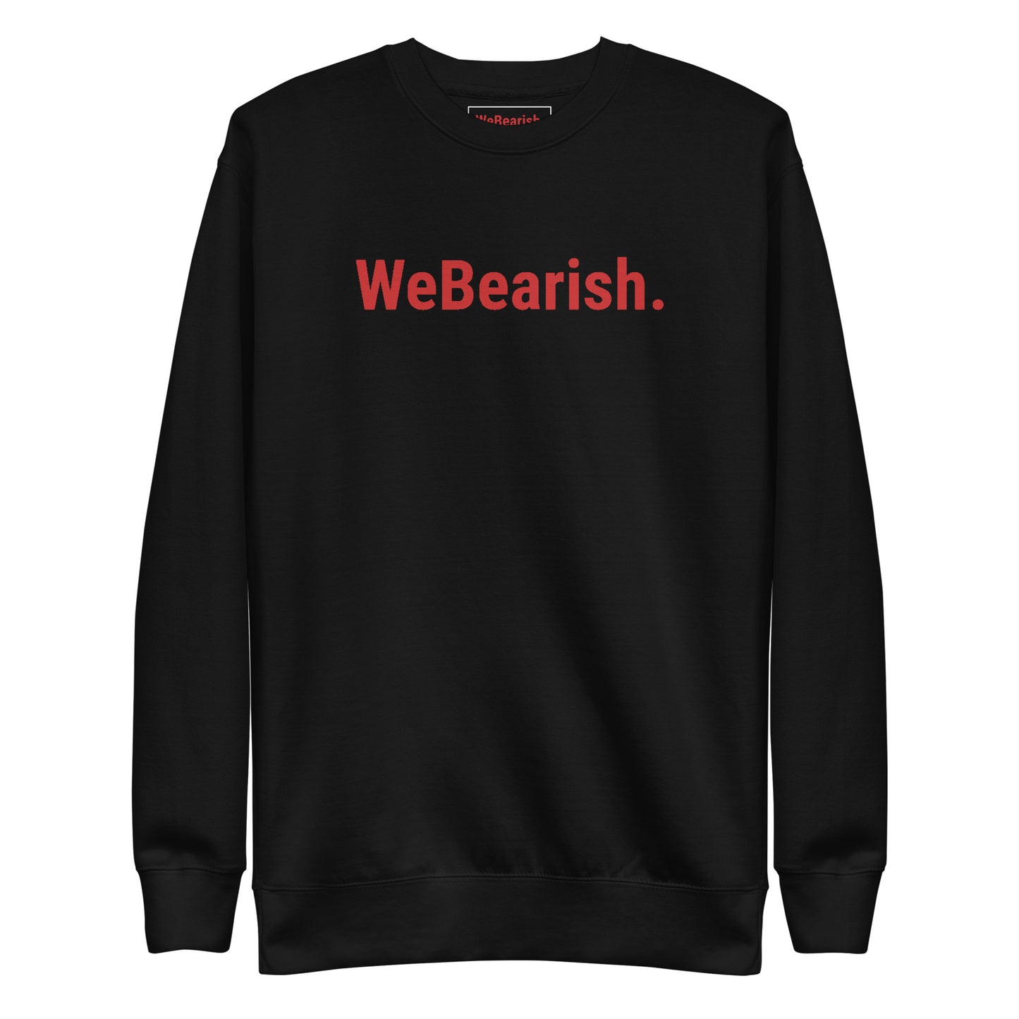 WeBearish Unisex Sweatshirt (Black)