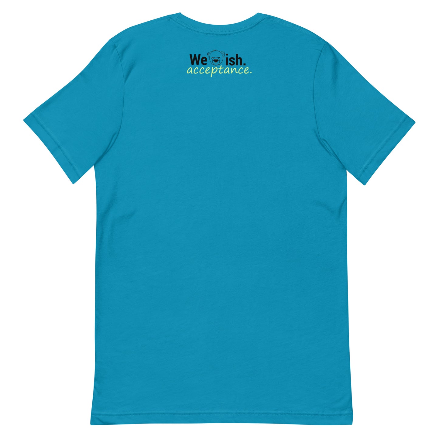 WeBearish Autism Acceptance Shirt (Aqua Blue)