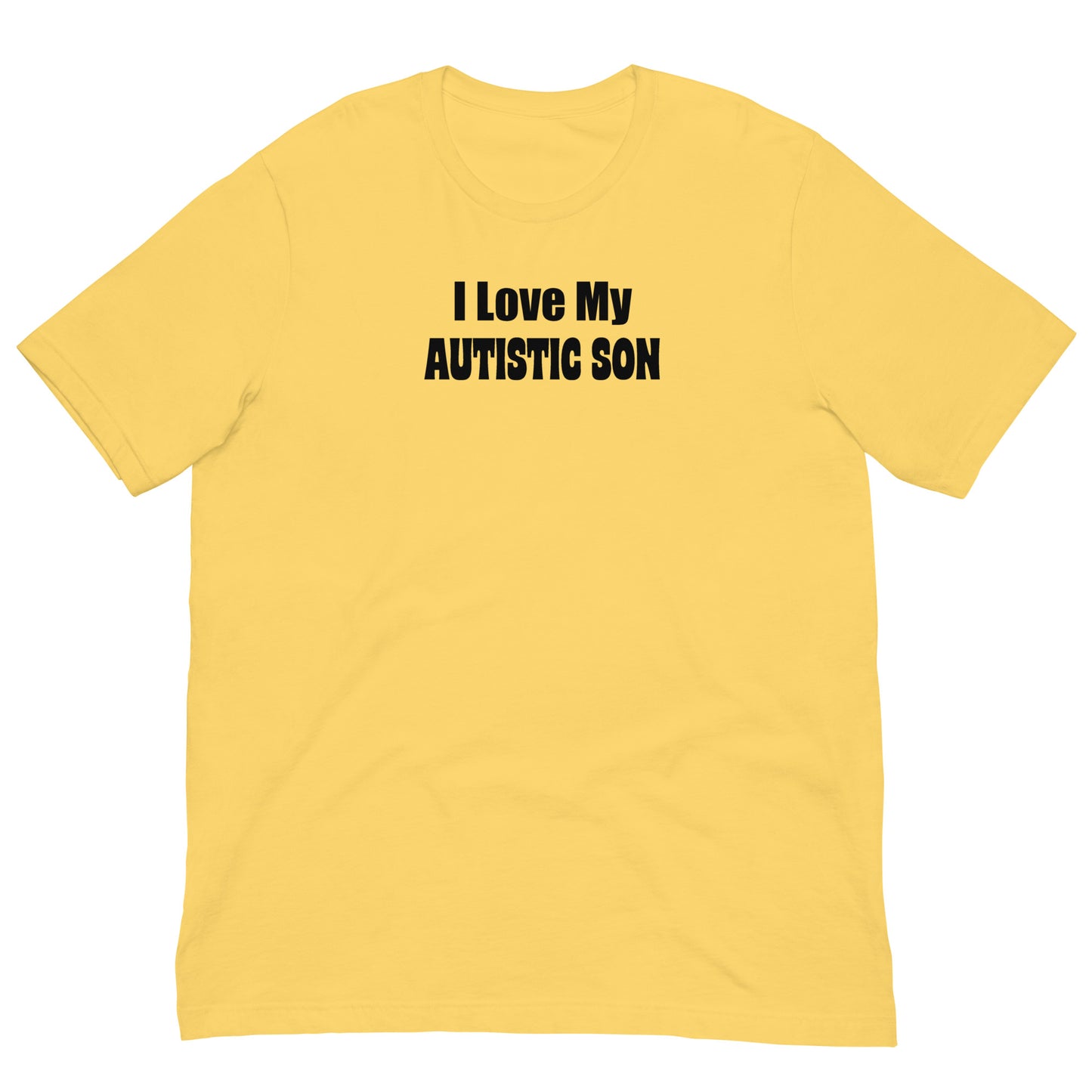 I Love My Autistic Son Tee (Yellow)