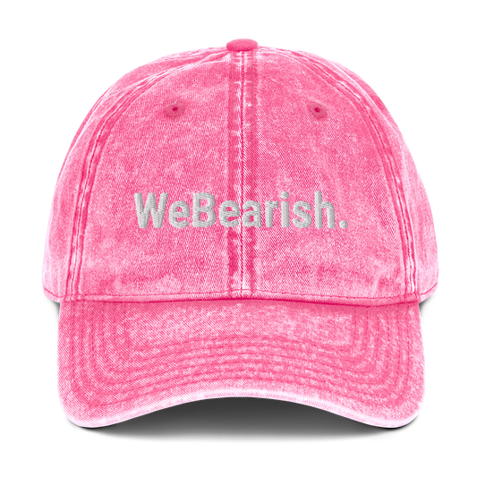 WeBearish Acceptance - Vintage Hat