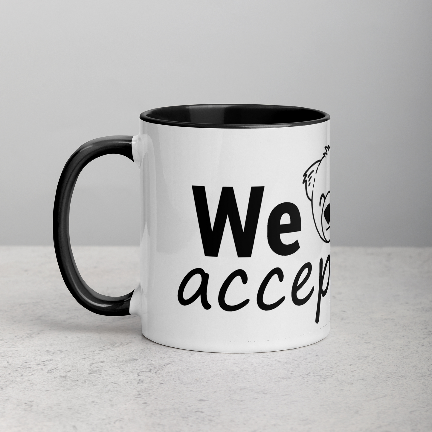 WeBearish Acceptance Mug (Black)