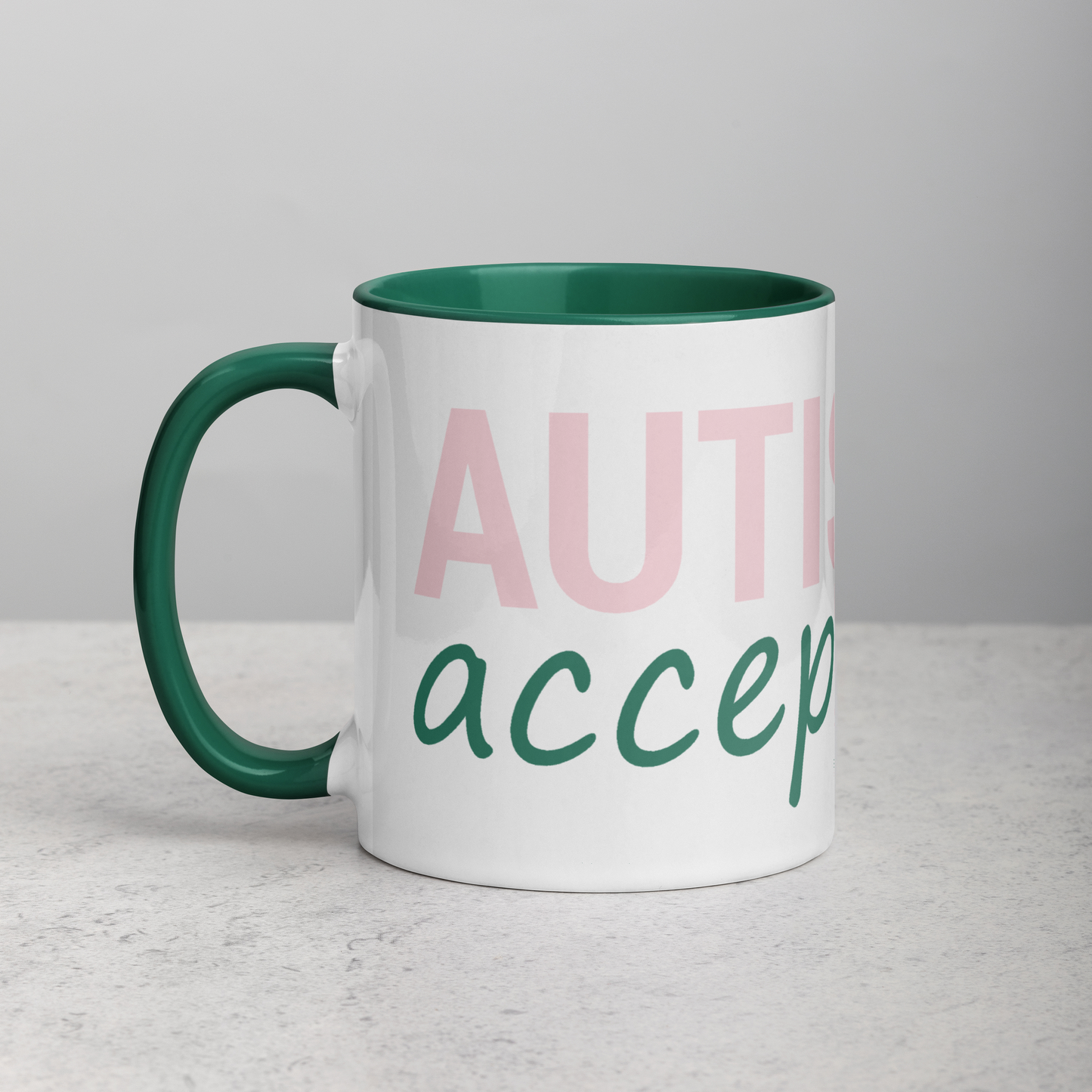 Autism Acceptance Mug (Green)