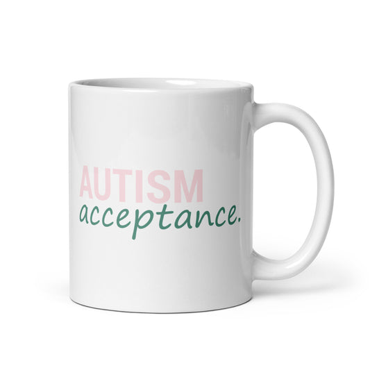 Autism Acceptance Mug (White)
