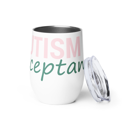 Autism Acceptance Insulated Wine Tumbler