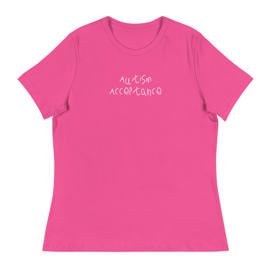 Autism Acceptance Women's Shirt (Pink)