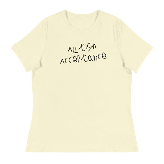 Autism Acceptance WeBearish Women's T-Shirt (Citron)