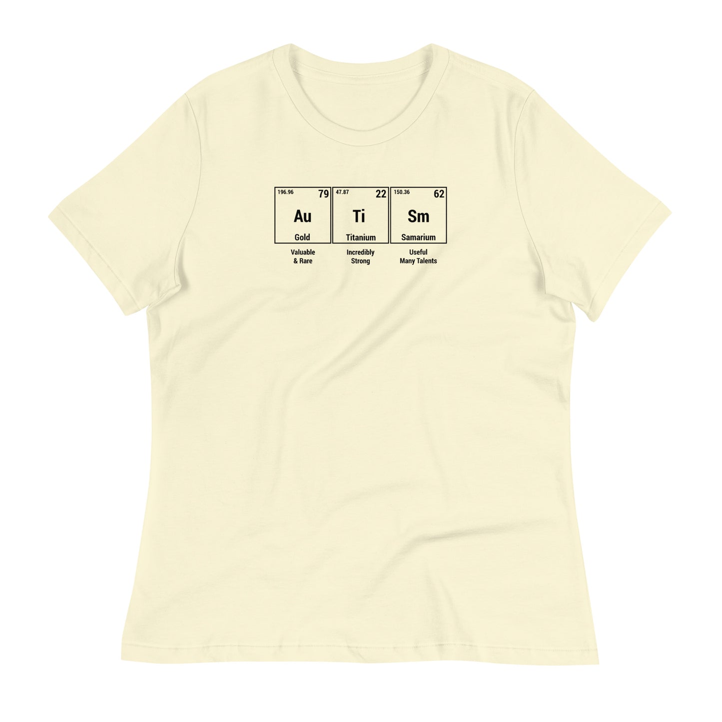Autism Chemistry Women's T-Shirt (Citron)