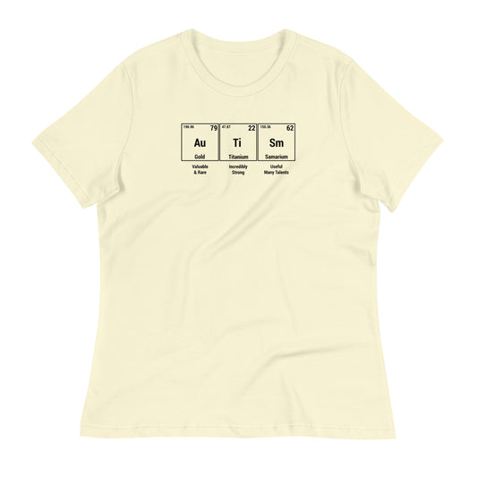 Autism Chemistry Women's T-Shirt (Citron)