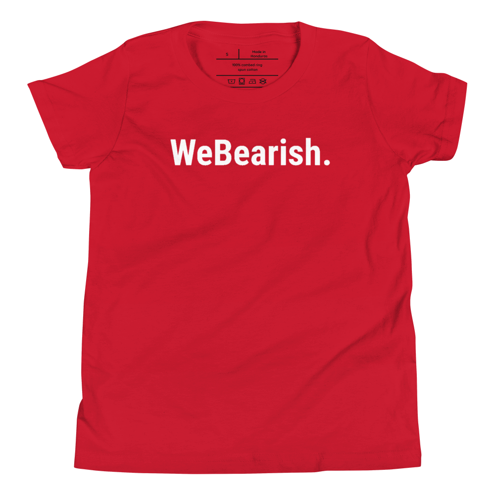 WeBearish Autism Acceptance Kids Shirt (Red)