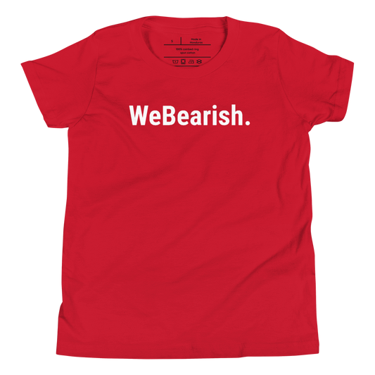 WeBearish Autism Acceptance Kids Shirt (Red)
