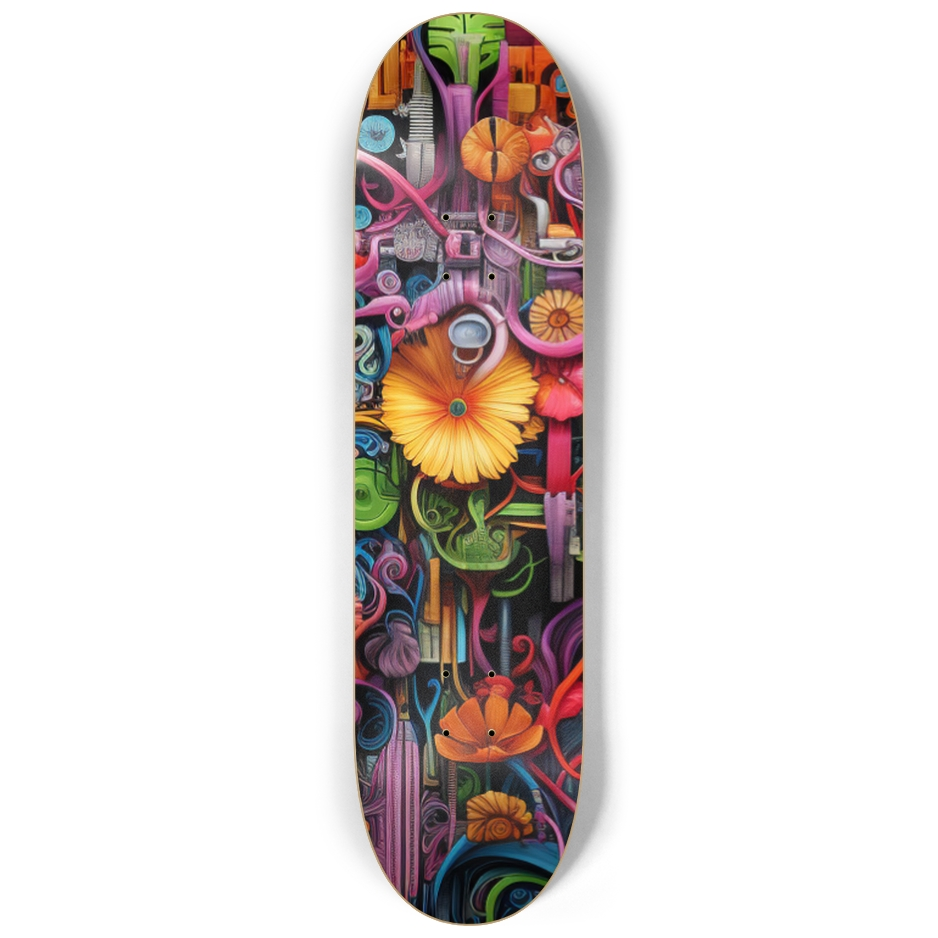 Flower Gear Skateboard