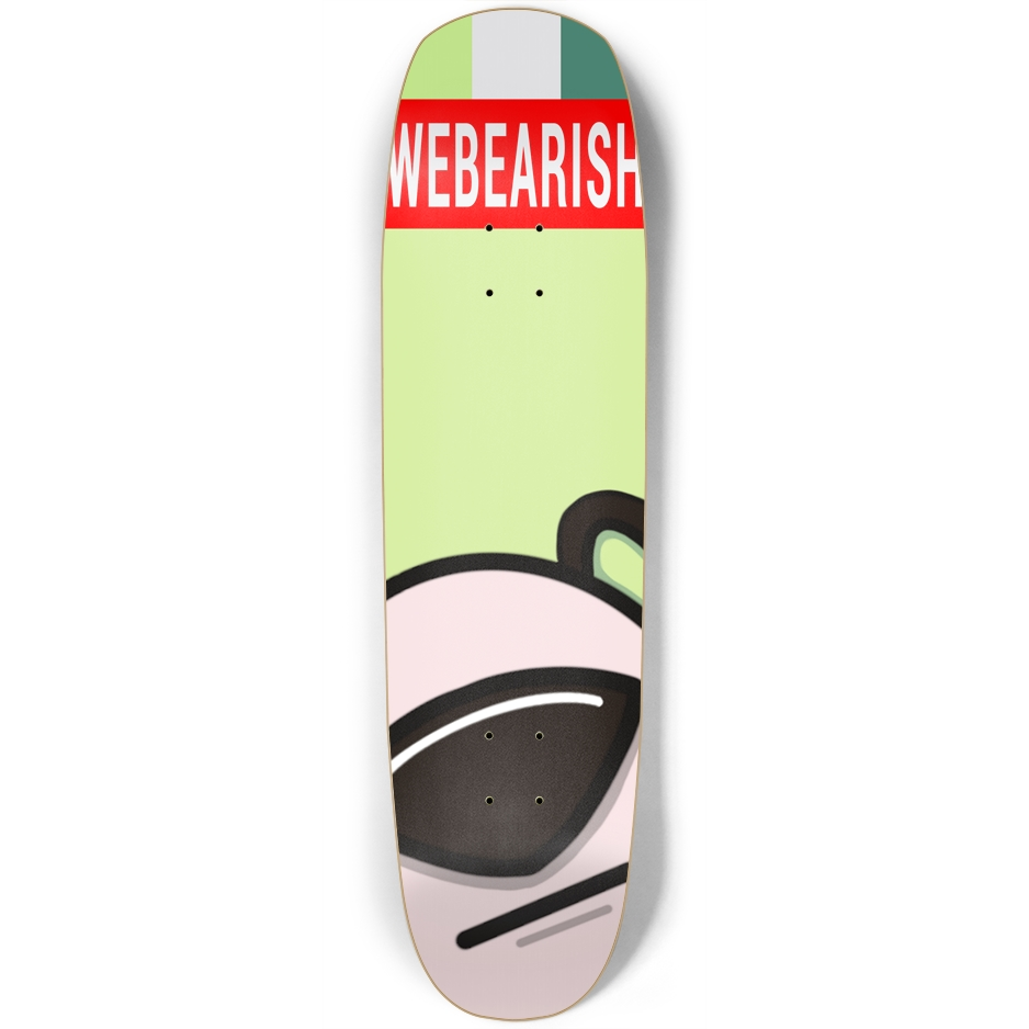 WeBearish Square Nose Skateboard
