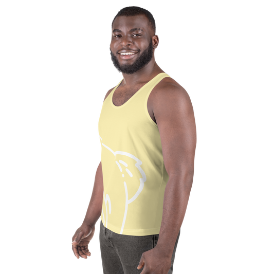 Autism Acceptance Men's Tank Top (Yellow/White)