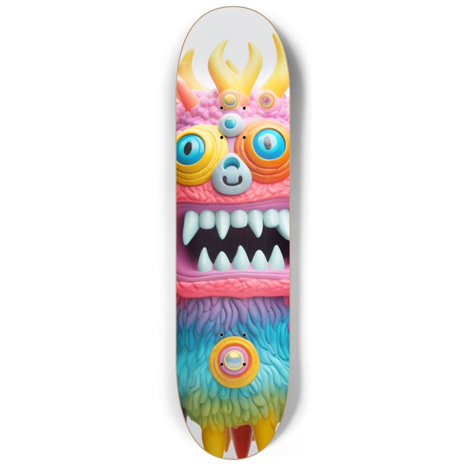 Claymation Monster Skateboard