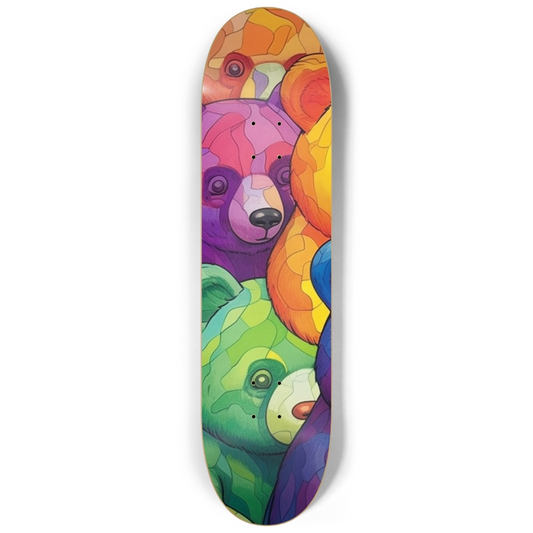 WeBearish Rainbow Skateboard