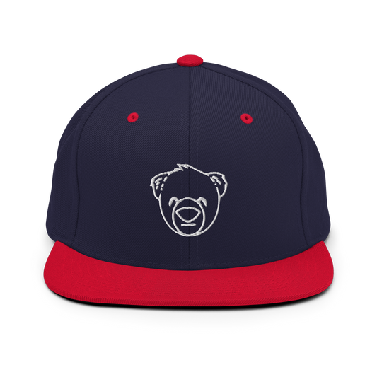 WeBearish Red, White & Blue Snapback Hat