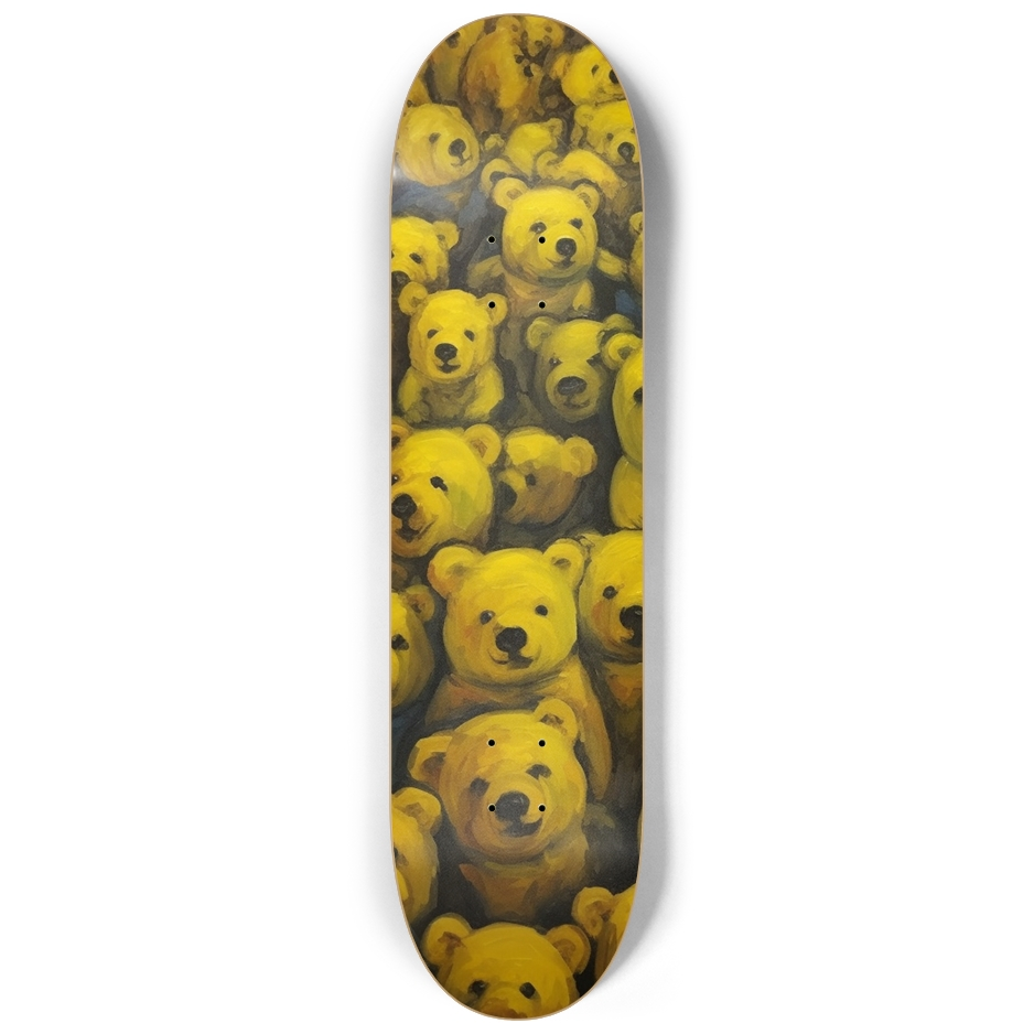 WeBearish Yellow Skateboard