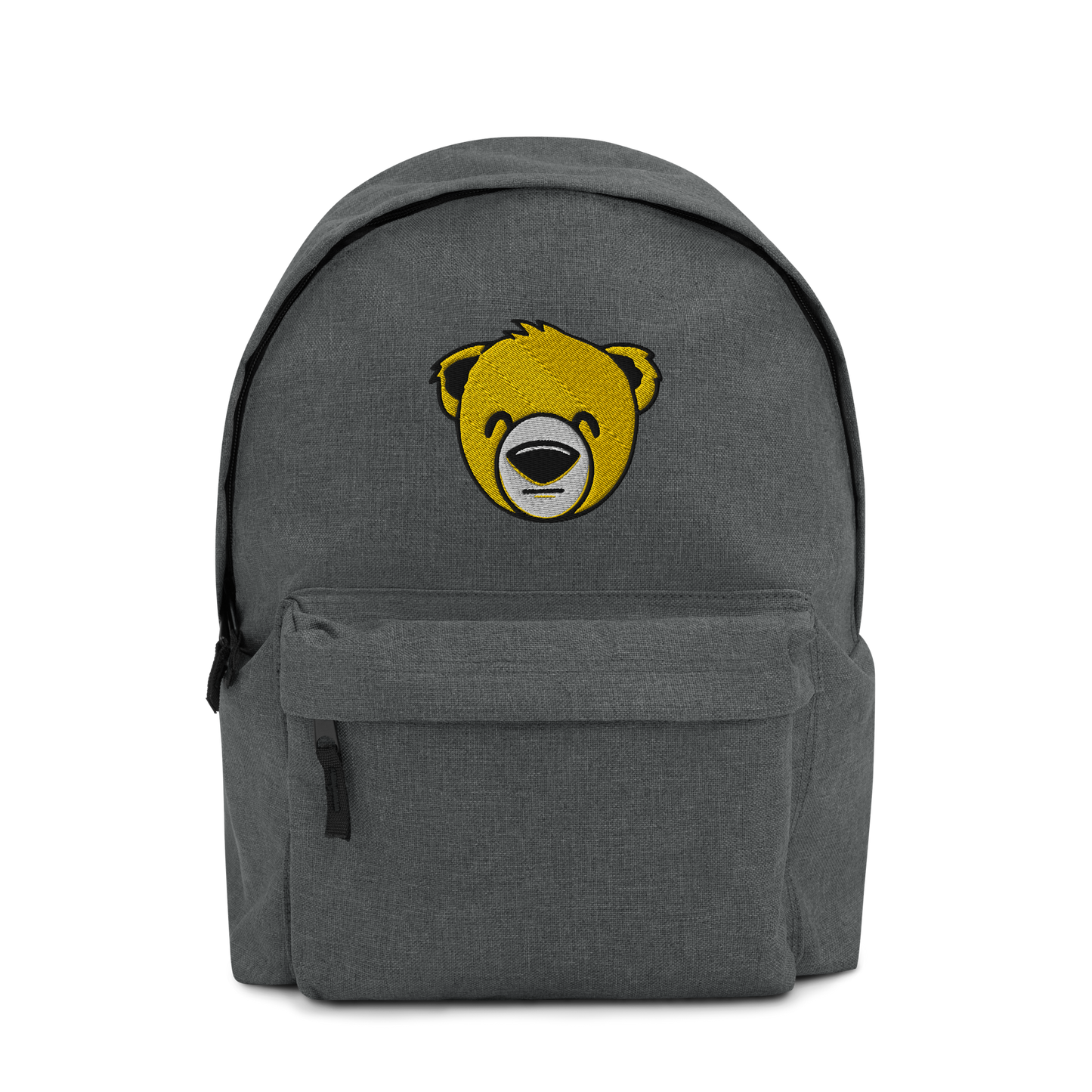 WeBearish Embroidered Backpack (Black/Yellow)