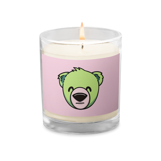 WeBearish Candle (Pink/Green Bear Face)