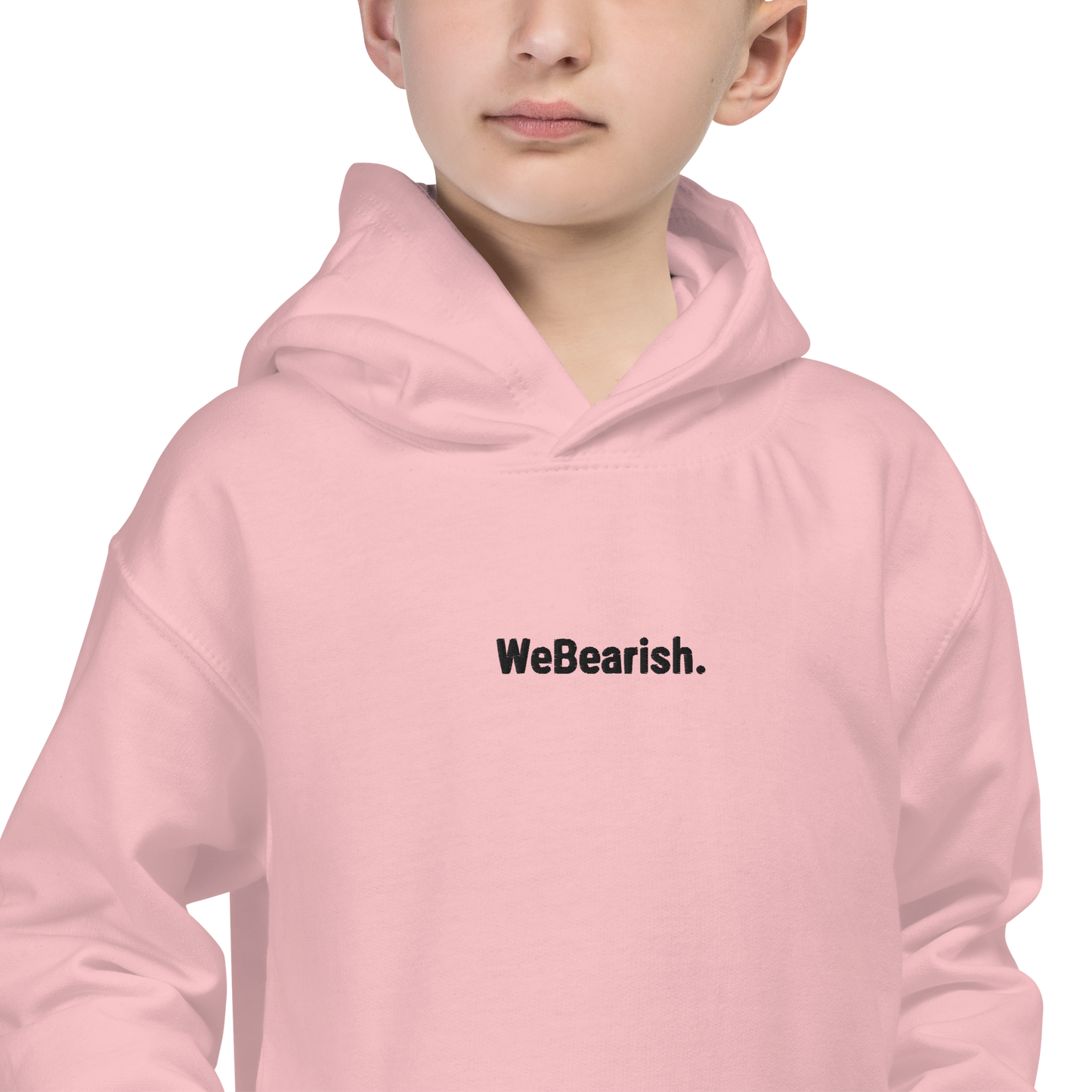 WeBearish Kids Hoodie (Pink/Black)