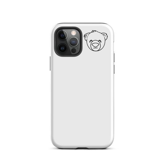WeBearish iPhone Case (White/Black)