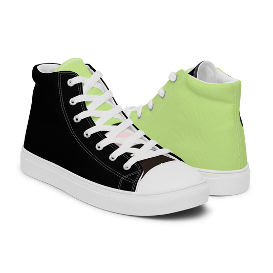 Women's High-Top Sneakers - WeBearish Acceptance